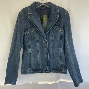 NWT Eddie Bower Women’s Denim Vintage-70s Looking Blazer
